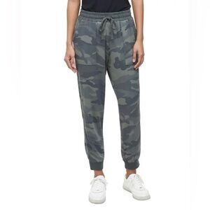 Splendid Ankle Cuff Active Pants Camo Print Woven Casual Joggers Sz S